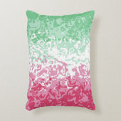 サイケデリックGroovy抽象芸術色性的プライド国旗 アクセントクッション (正面(垂直))