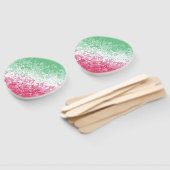 サイケデリックGroovy抽象芸術色性的プライド国旗 ハンドファン (組立なし)