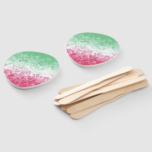 サイケデリックGroovy抽象芸術色性的プライド国旗 ハンドファン (組立なし)