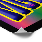 サイケデリックHippieest Music Poster ポスター (角)