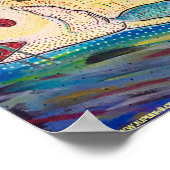 サイケデリックKarpポスター ポスター (角)