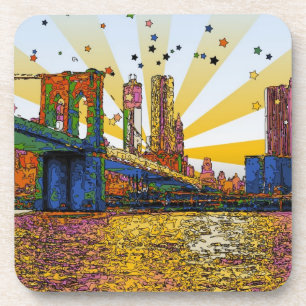 サイケデリックNew York City:ブルックリンブリッジ, WTC #1 コースター