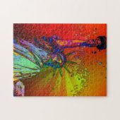 サイケデリックNYC虹色自由1R像 ジグソーパズル (横)