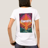 サイケデリックTシャツ 女性用 Tシャツ (裏面)