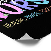 サイケナースヒーリングマインドタッチハートサイキアット ポスター (角)