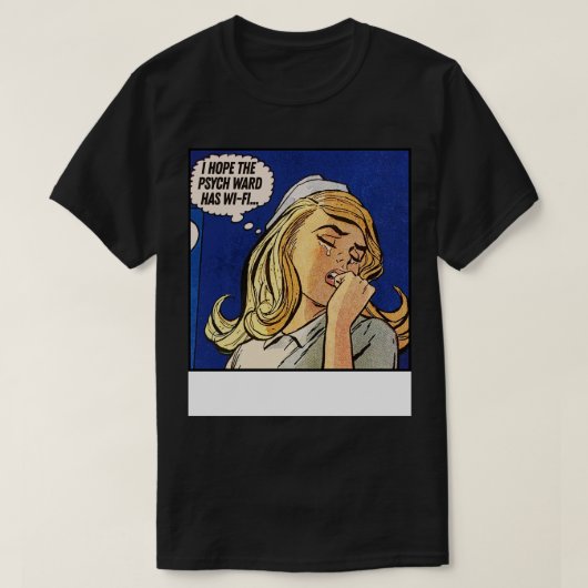 サイケワードがWiFi 2を持っていることを願う Tシャツ (デザイン正面)