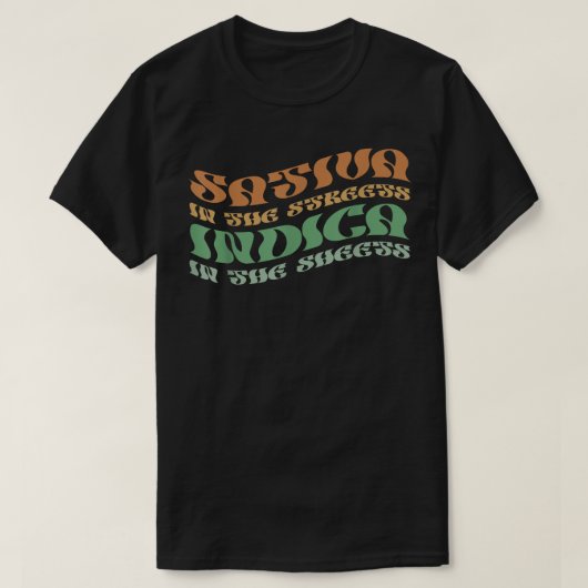 サイケードの通りのSativa Tシャツ (デザイン正面)