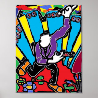 サイケ熱狂するデリック色 ポスター