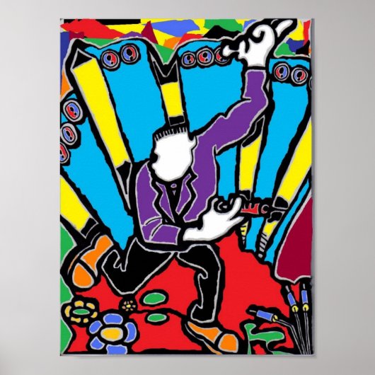 サイケ熱狂するデリック色 ポスター (正面)