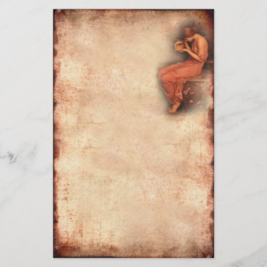 サイケ&ゴールデンボックス文房具 便箋 (正面)