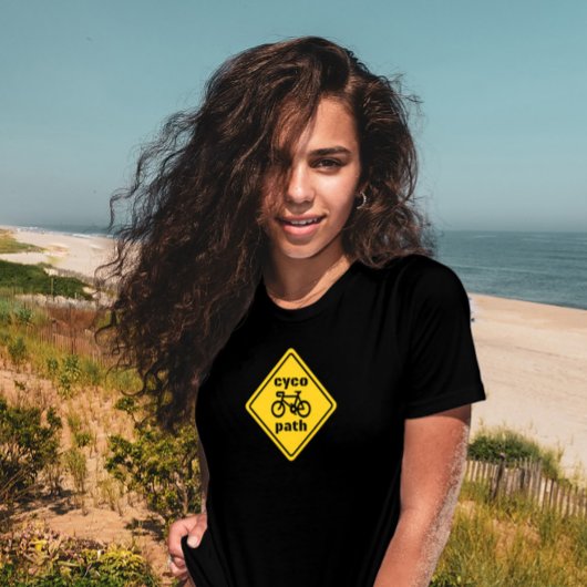 サイコおもしろいパスRoad Sign for Cycle Lover T-Shirt Tシャツ