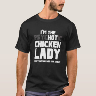 サイコなホットチキンレディ 楽しい かわいい Tシャツ