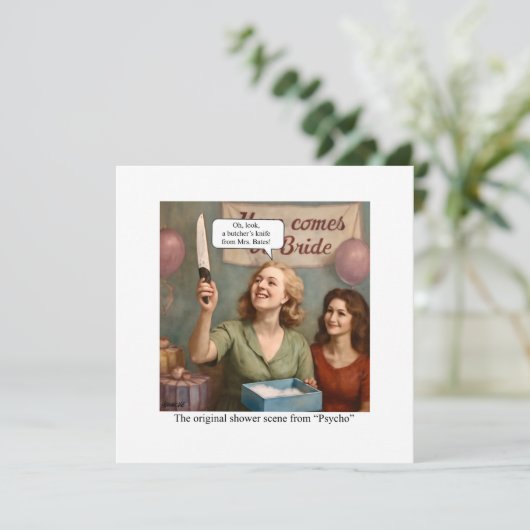 サイコのオリジナルのシャワーシーン 招待状 (スタンド正面)