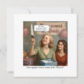 サイコのオリジナルのシャワーシーン 招待状 (正面)