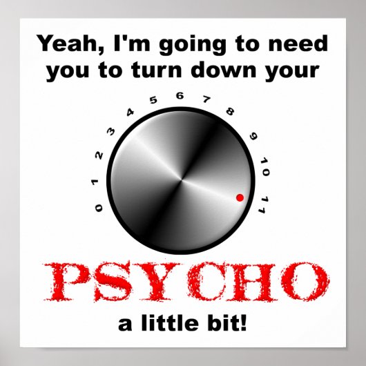 サイコのポスターを断おもしろいる ポスター (正面)