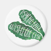 サイコカラー | Veggie Pun マグネット (正面)