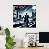 サイコキラーヴィベ – トーキングヘッズレトロアート ポスター (ホームオフィス)