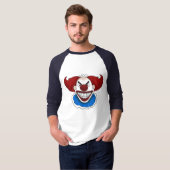 サイコクロウンベーシック3/4スリーブラグラン Tシャツ (正面フル)