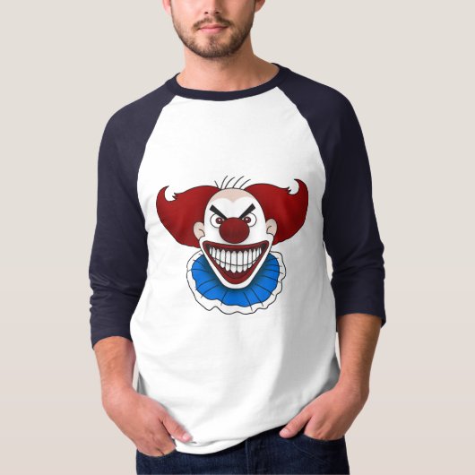 サイコクロウンベーシック3/4スリーブラグラン Tシャツ (正面)
