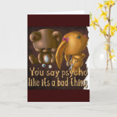 サイコグリーティングカード カード (黄色い花)