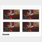 サイコザピエロシール 長方形シール (シート)