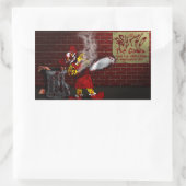 サイコザピエロシール 長方形シール (バッグ)