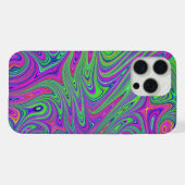 サイコデリック テクスチャー iPhoneケース (裏面横)