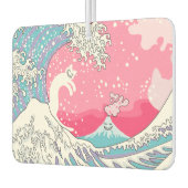 サイコデリックBUBLEGUM久奈川サーファー猫 カーエアーフレッシュナー (左)