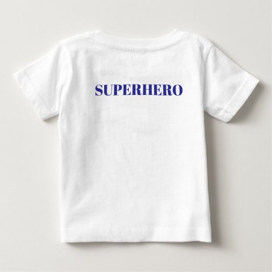 サイコニックフォース - エネルギー操作スーパーヒーロー ベビーTシャツ (裏面)