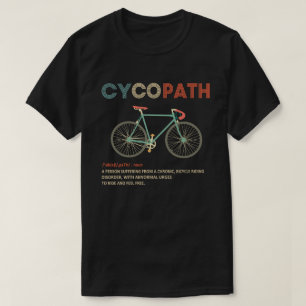 サイコパおもしろいスサイクリング(自転車・バイクもしくは自転車に乗る人) Tシャツ