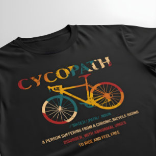 サイコパおもしろいスサイクリング(自転車・バイクもしくは自転車に乗る人) Tシャツ