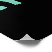 サイコパスおもしろいサイクリング自転車 ポスター (角)