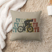 サイコパスおもしろいサイクリング クッション (ブランケット)