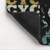 サイコパスおもしろいサイクリング マウスパッド (コーナー)