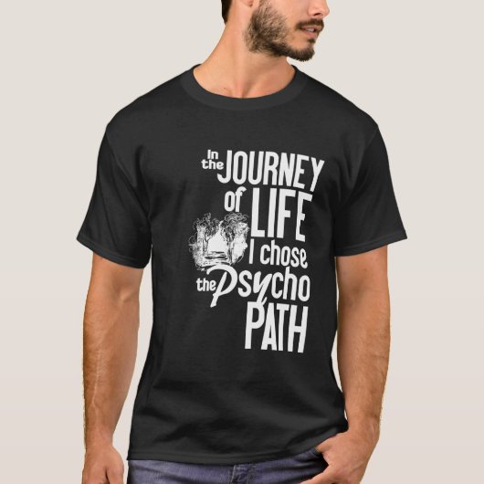 サイコパスのシャツ – スタイルとカラーを選択 Tシャツ (正面)