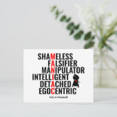 サイコパスの特徴 ポストカード (スタンド正面)