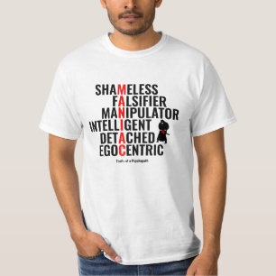 サイコパスの特徴 Tシャツ