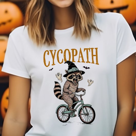 サイコパスヴィンテージラクーンハロウィーン Tシャツ