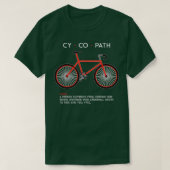 サイコパス自転車おもしろいサイクリング自転車2 Tシャツ (デザイン正面)