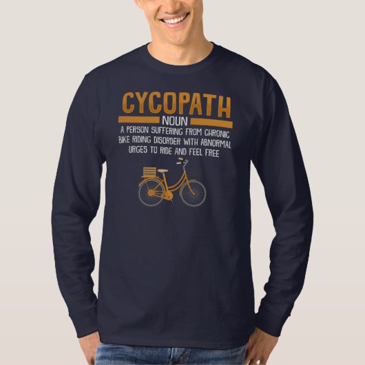 サイコパス自転車競技会 Tシャツ (正面)