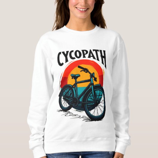 サイコパス:サンセット付きエネルギッシュGraphic Tee スウェットシャツ (正面)