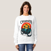 サイコパス:サンセット付きエネルギッシュGraphic Tee スウェットシャツ (正面フル)