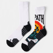 サイコパス：サンセット付きエネルギッシュGraphic Tee ソックス (左)