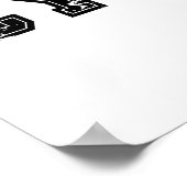 サイコパス – MTBおもしろいバイクもしくは自転車に乗る人サイクリストサイクリング愛好家 ポスター (角)