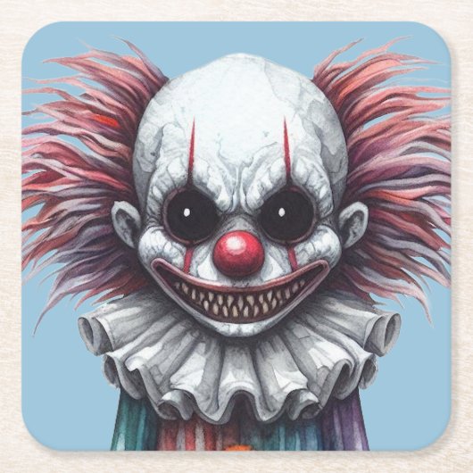 サイコピエロ スクエアペーパーコースター (正面)