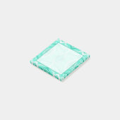 サイコマキア グリーン アブストラクト 水彩アート ポストイット (アングル)