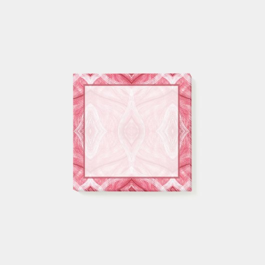 サイコマキア ライト レッド 抽象的 水彩画アート ポストイット (正面)