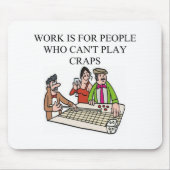 サイコロおよびがらくたプレーヤー マウスパッド (正面)