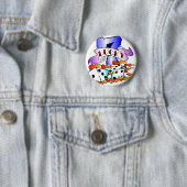 サイコロとの幸運な7 缶バッジ (インサイチュ)