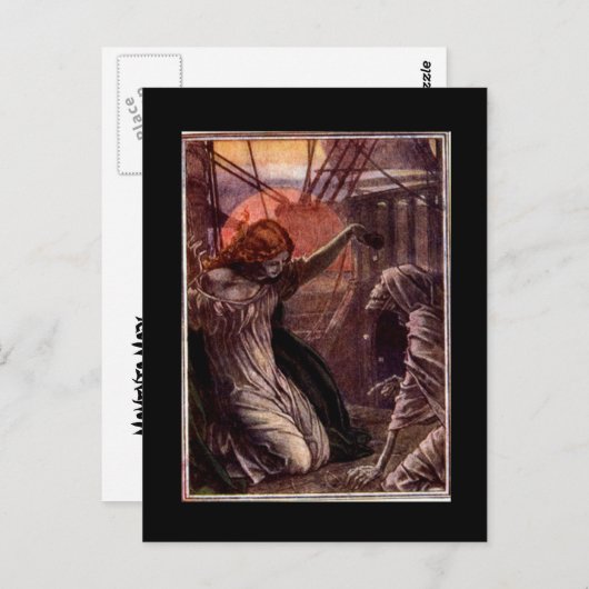 サイコロと死はがき ポストカード (正面/裏面)